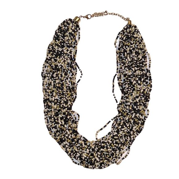 Accessories - Women’s Beaded White Multi Necklace.